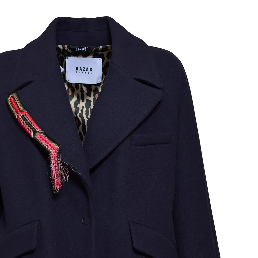 Collared Single-Breasted Coat
