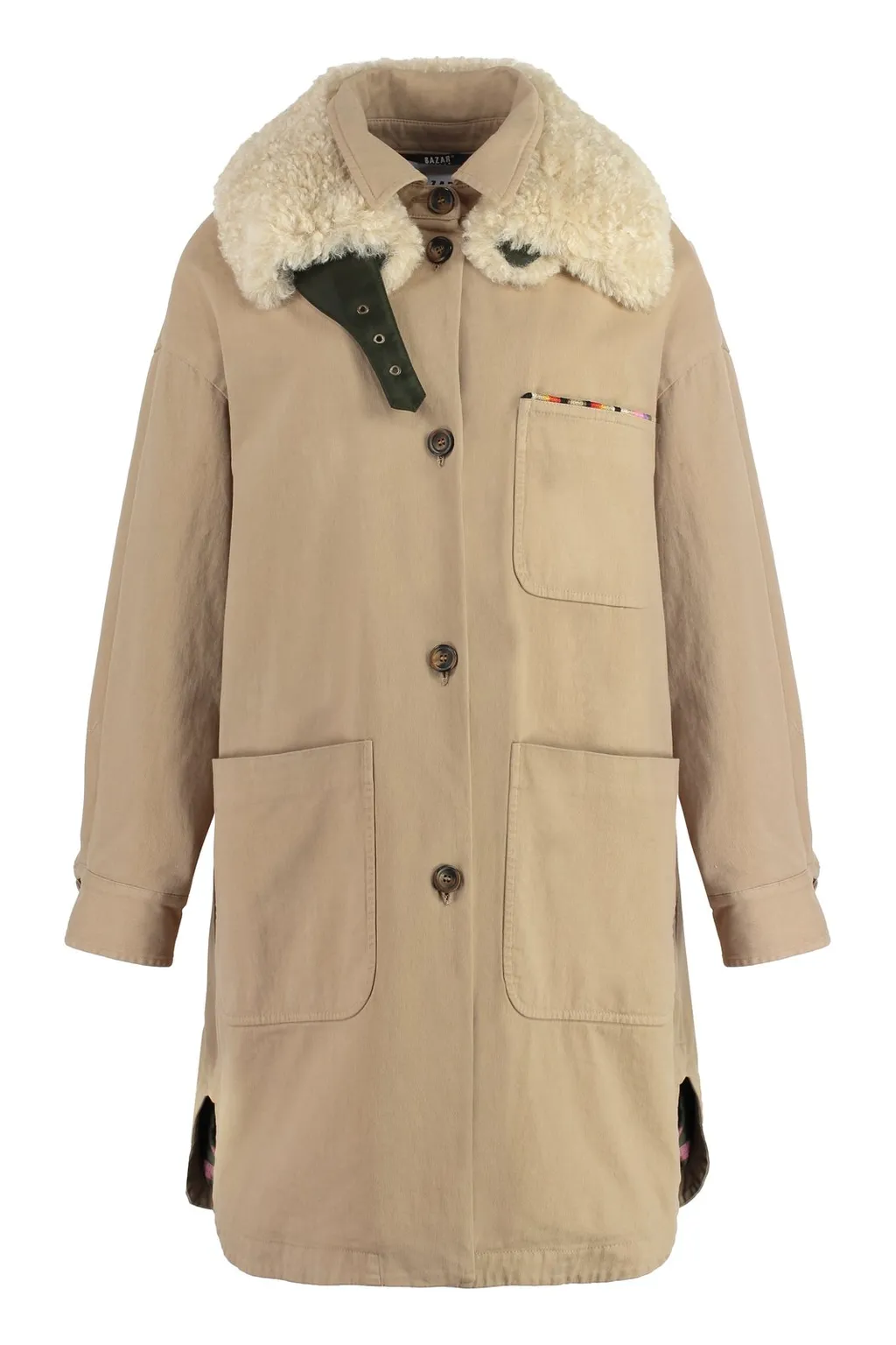 Collared Button-Up Parka
