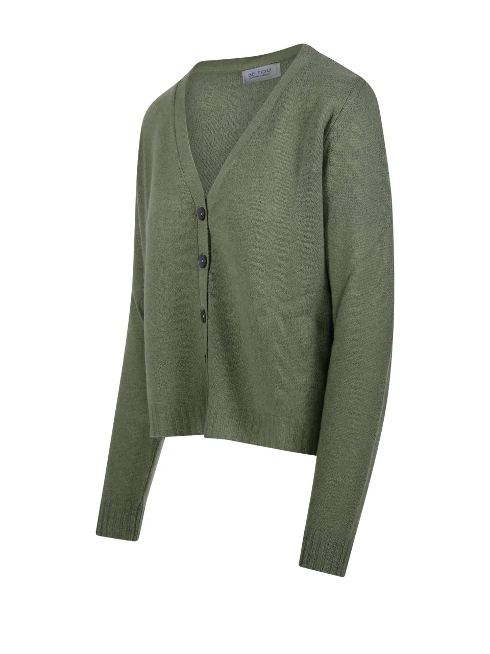 Buttoned Knit Cardigan