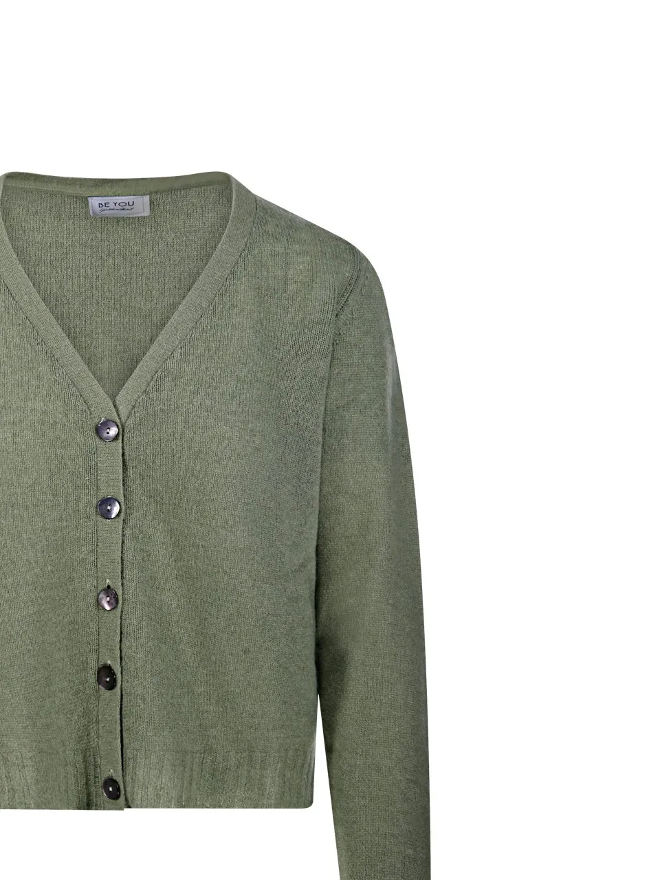 Buttoned Knit Cardigan