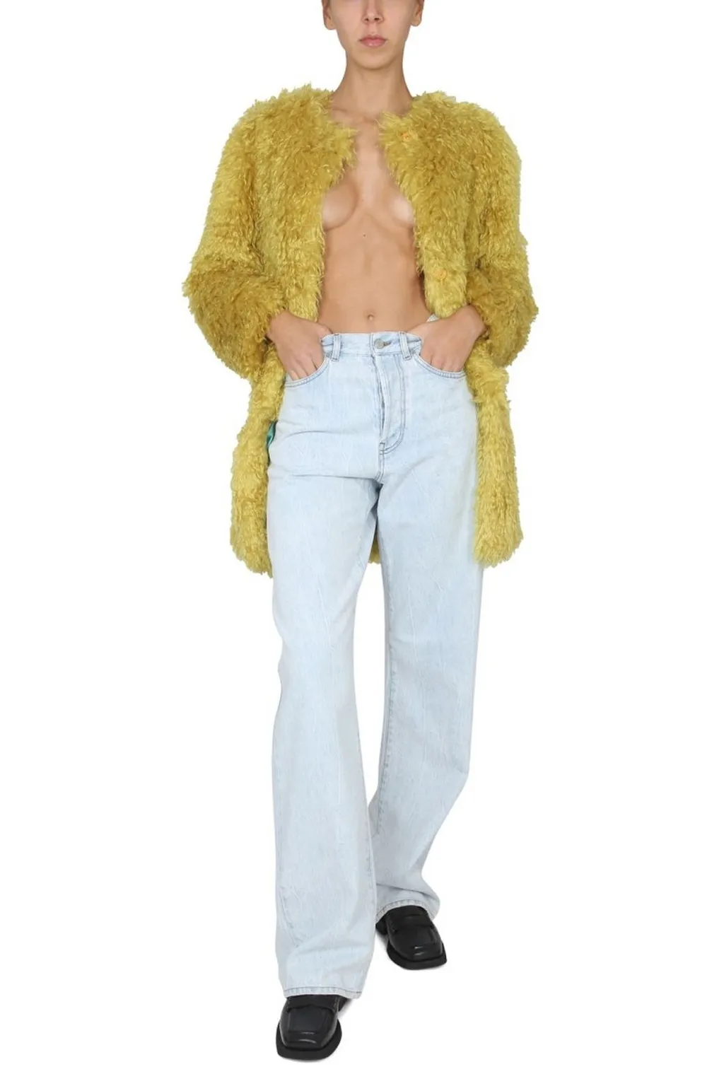 Plush Faux Fur Coat