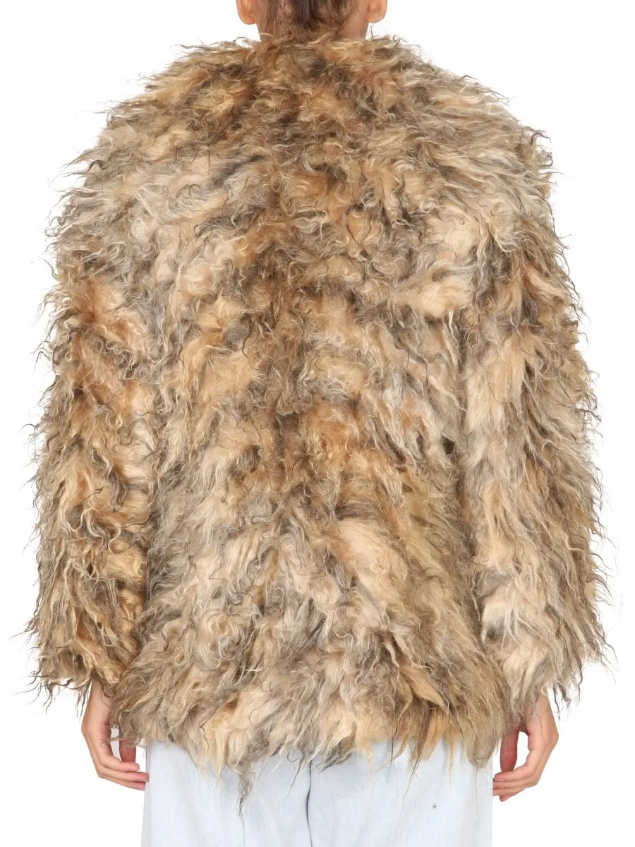 Single-Breasted Long-Sleeved Jacket