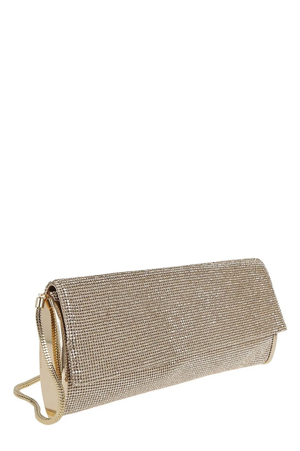 Kate Chain-Link Clutch Bag