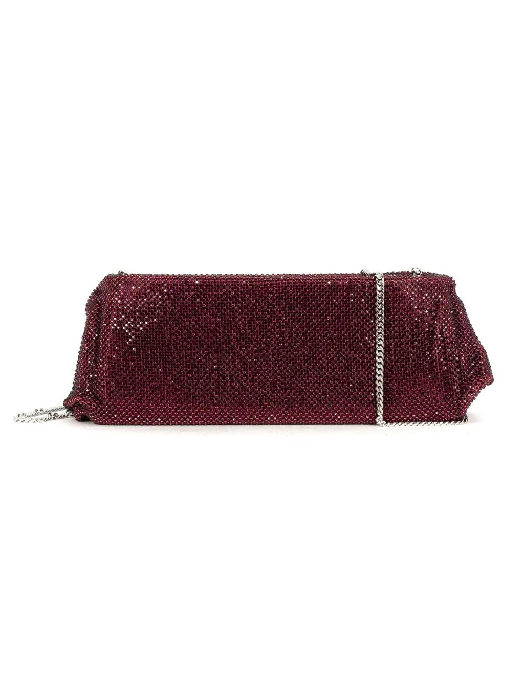 Ondina Metallic Mesh Clutch Bag