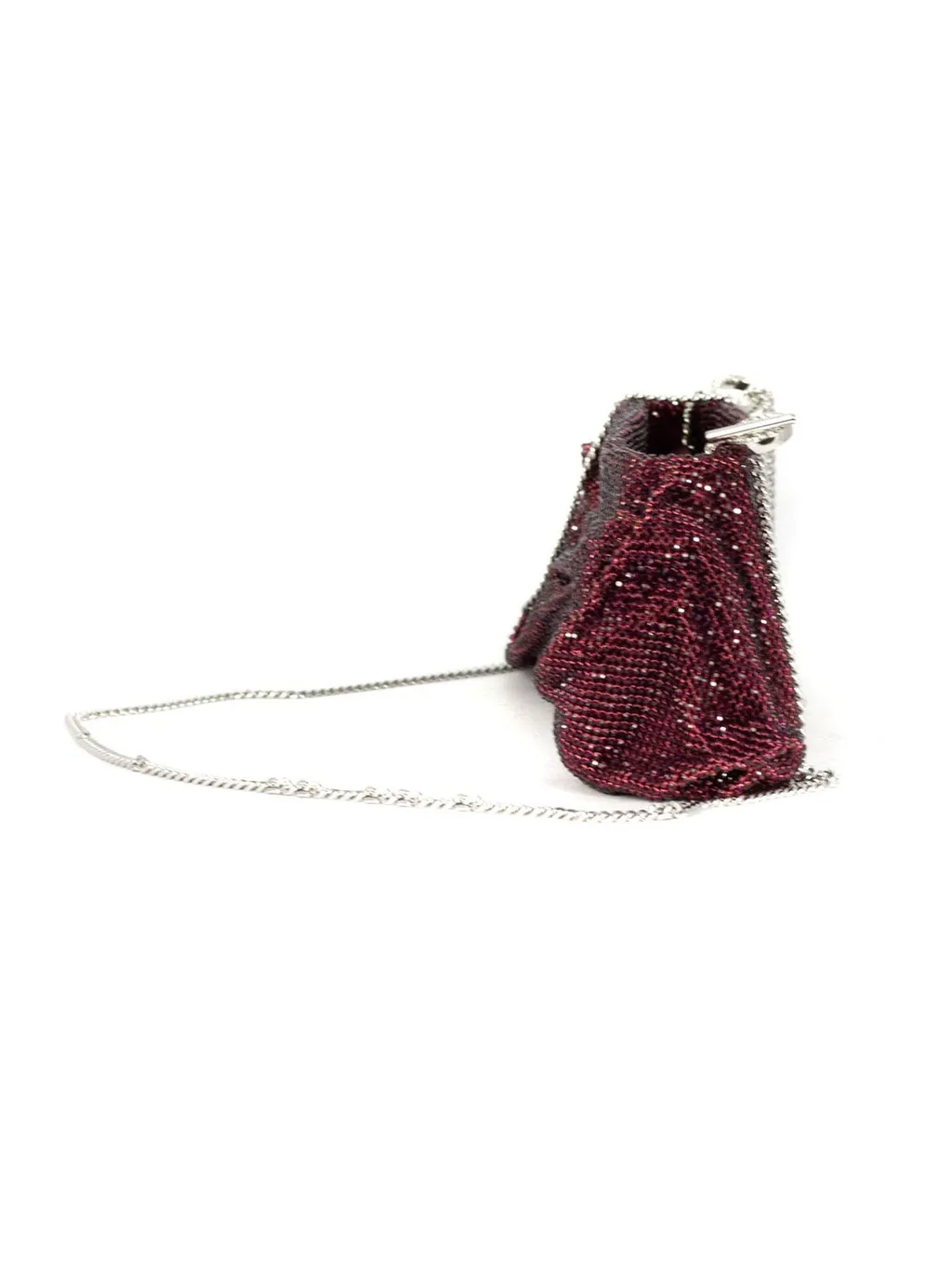 Ondina Metallic Mesh Clutch Bag