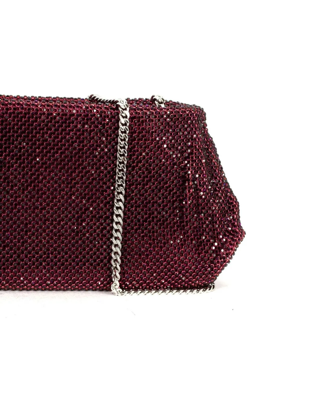 Ondina Metallic Mesh Clutch Bag