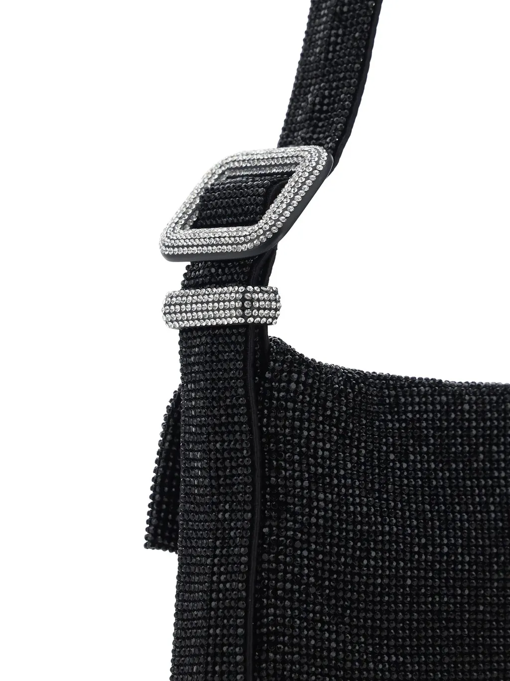 Embellished Buckle-Detailed Shoulder Bag