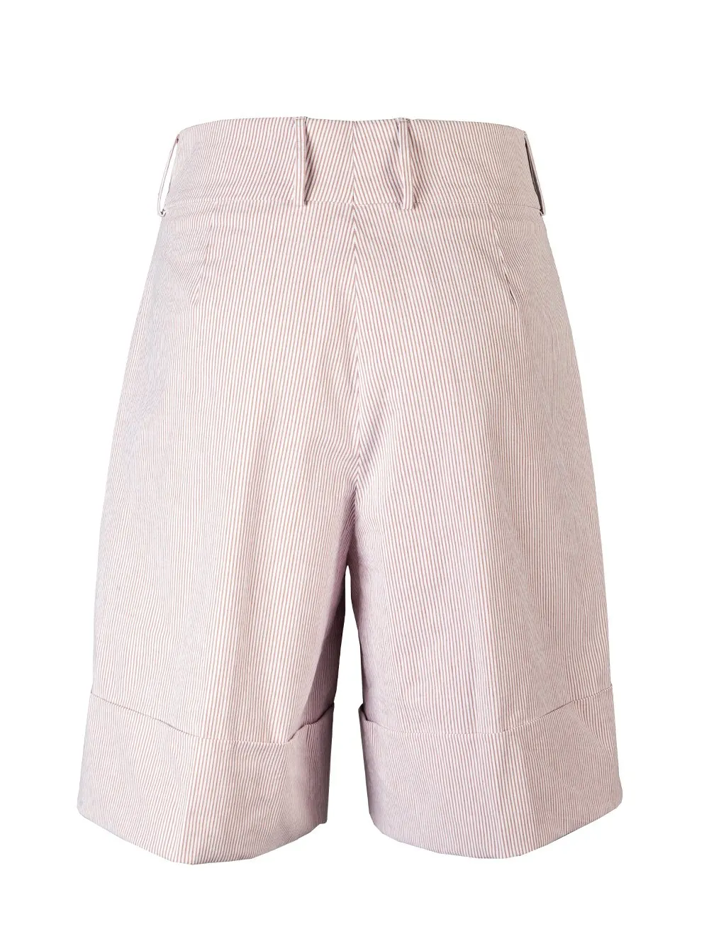 High-Waist Striped Shorts