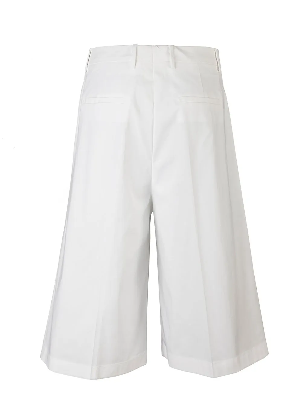 Pleated Bermuda Shorts