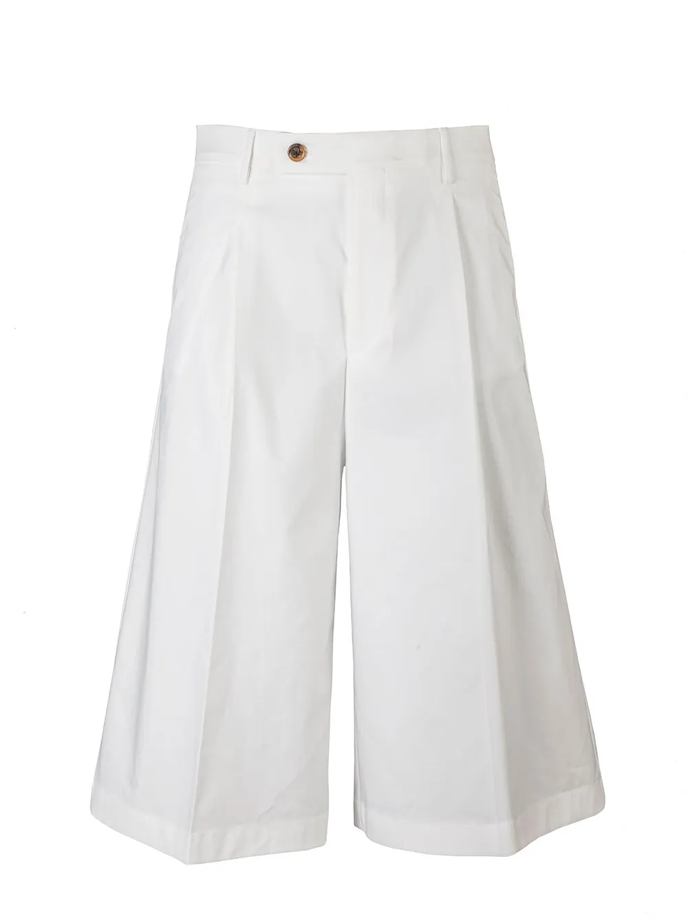 Pleated Bermuda Shorts