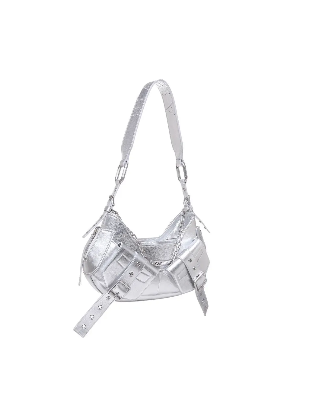 Buckled Shoulder Bag