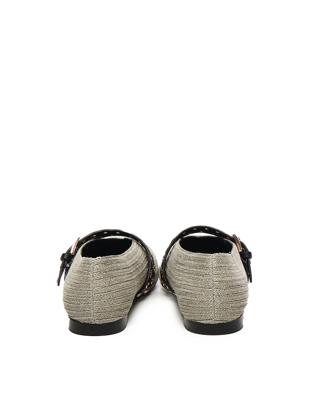 Buckled Tapered Flat Shoes
