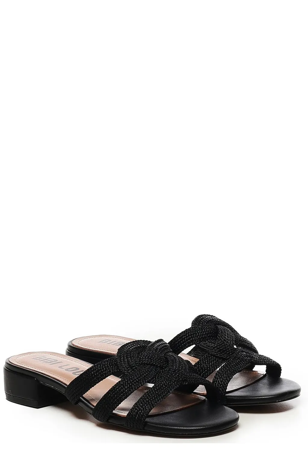 Alia Braided-Strap Sandals