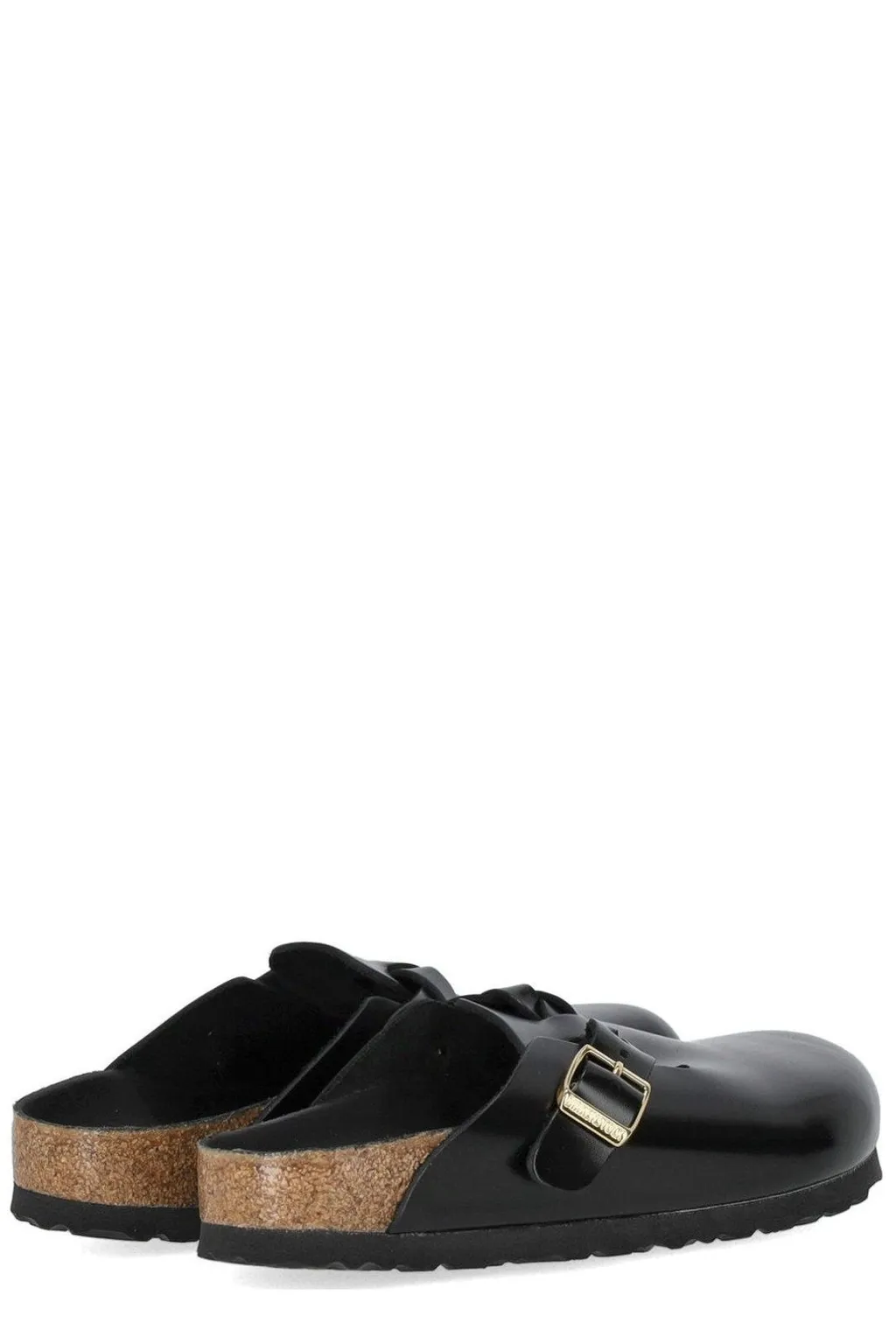 Boston Braided Buckled Clogs