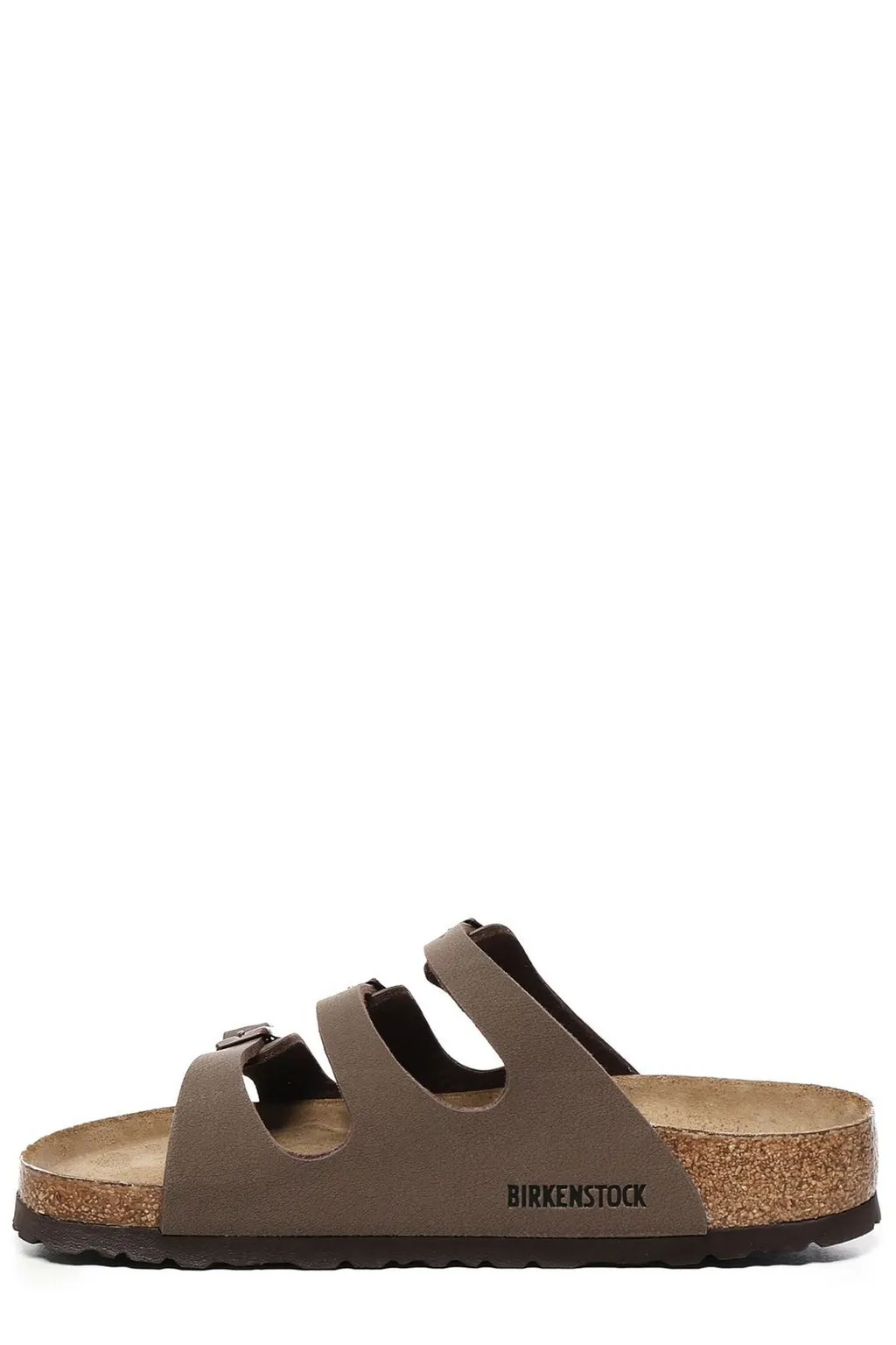 Trible-Strap Slip-On Sandals