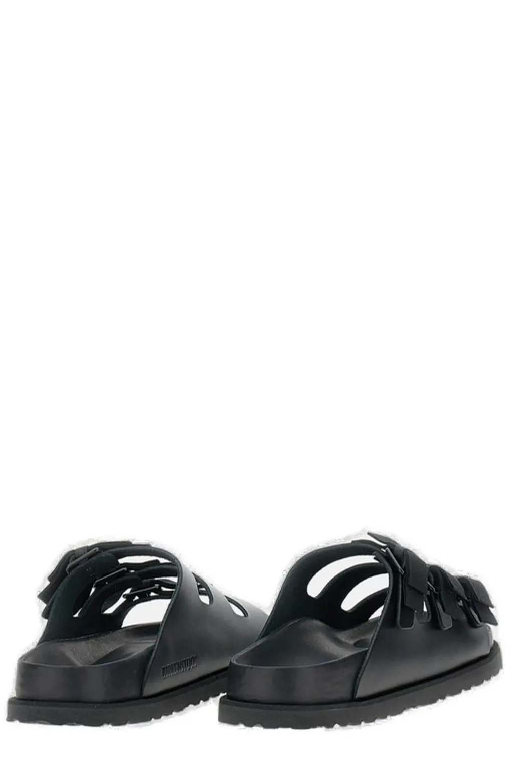 Triple-Strap Slip-On Sandals