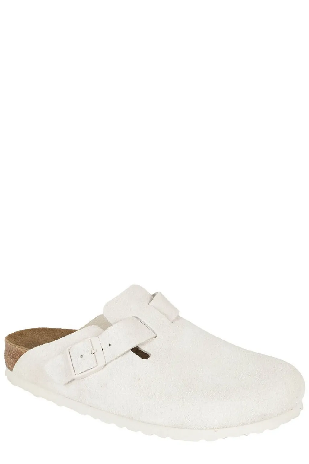 Buckle-Detailed Slip-On Slippers