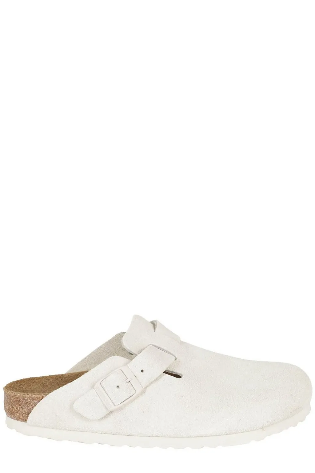 Buckle-Detailed Slip-On Slippers