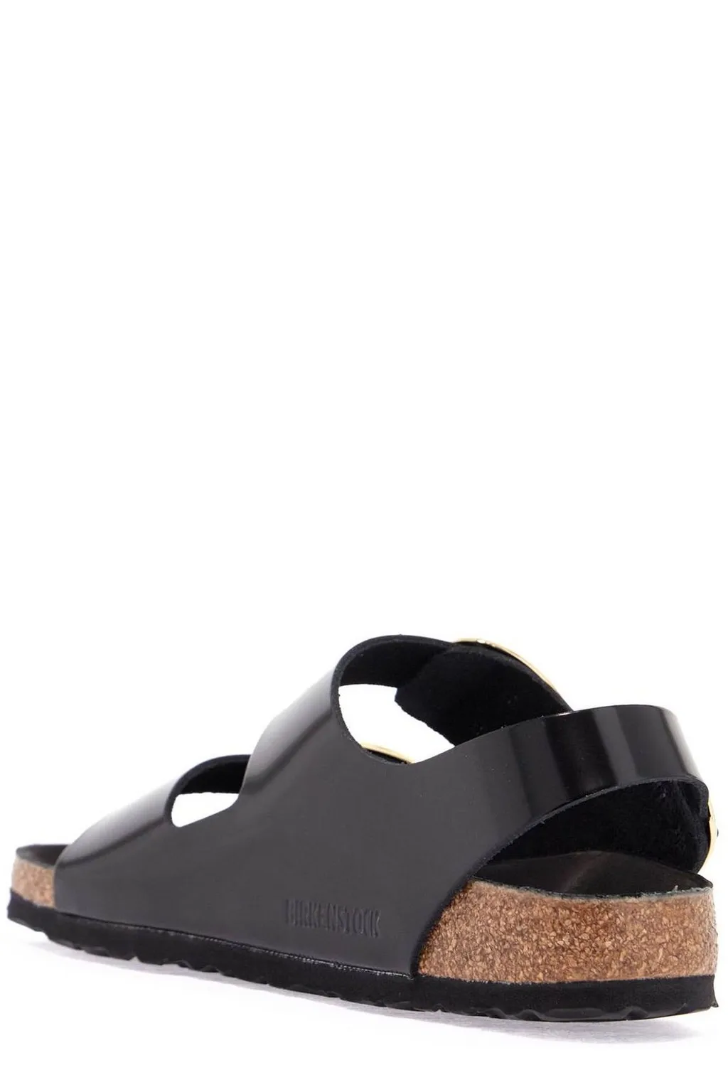 Milano Big Buckle Slip-On Sandals