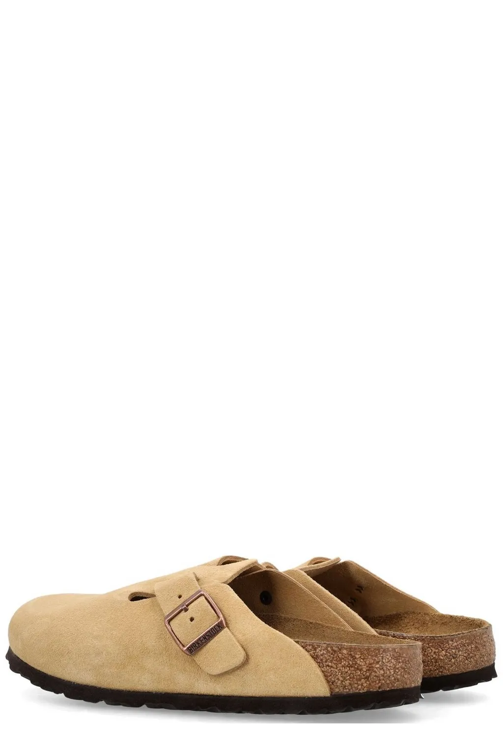 Boston Buckled Slip-On Sandals