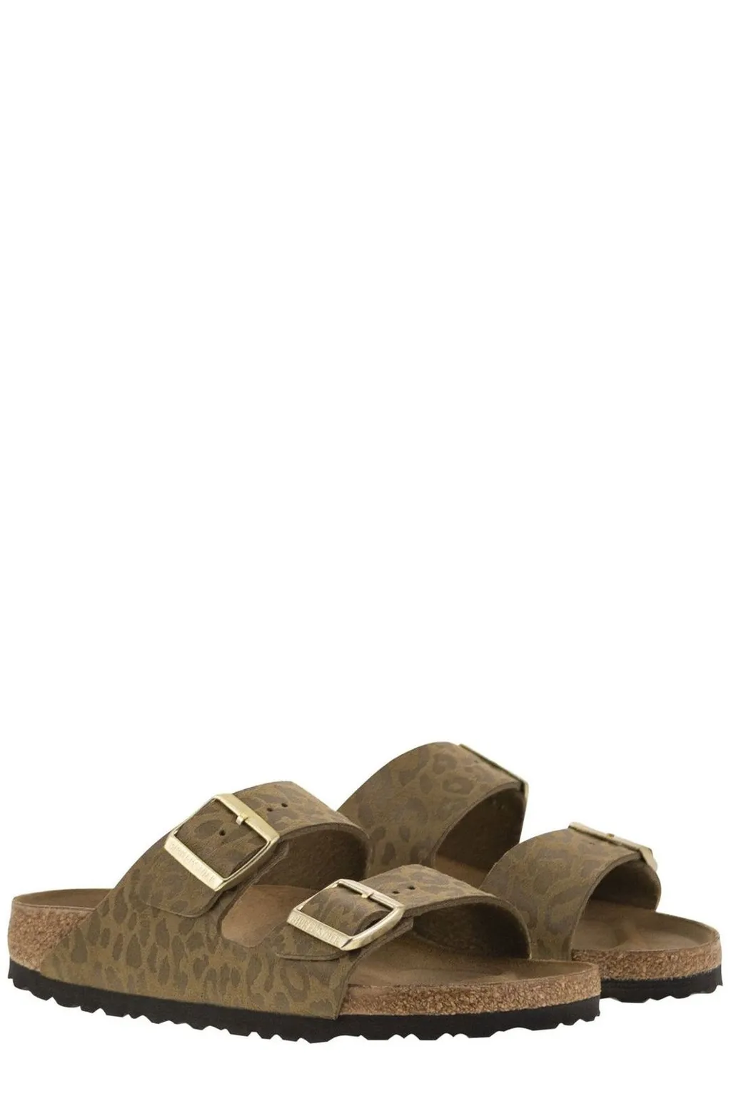 Arizona Leopard-Print Slip On Sandals