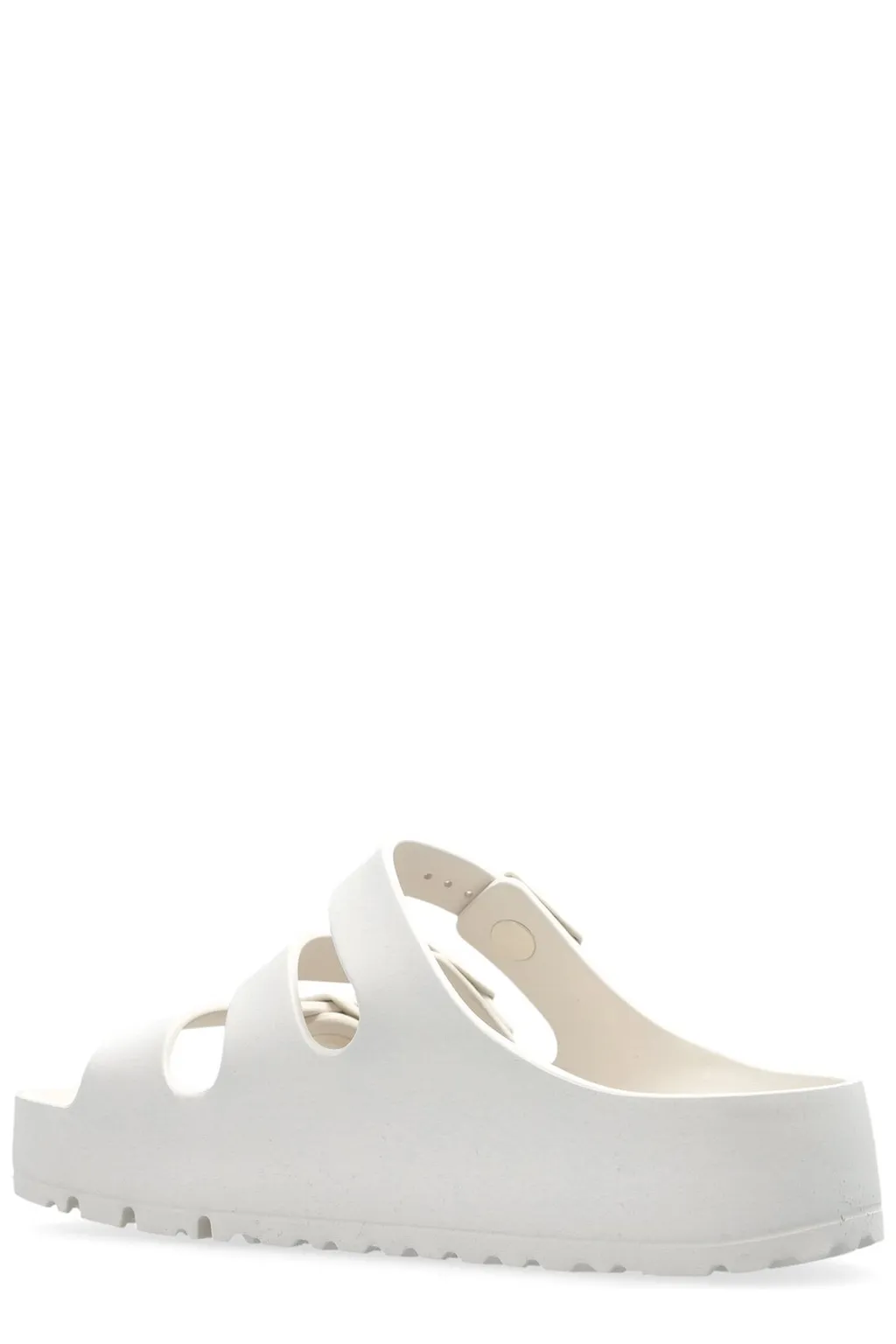 Trible-Buckle Slip-On Sandals