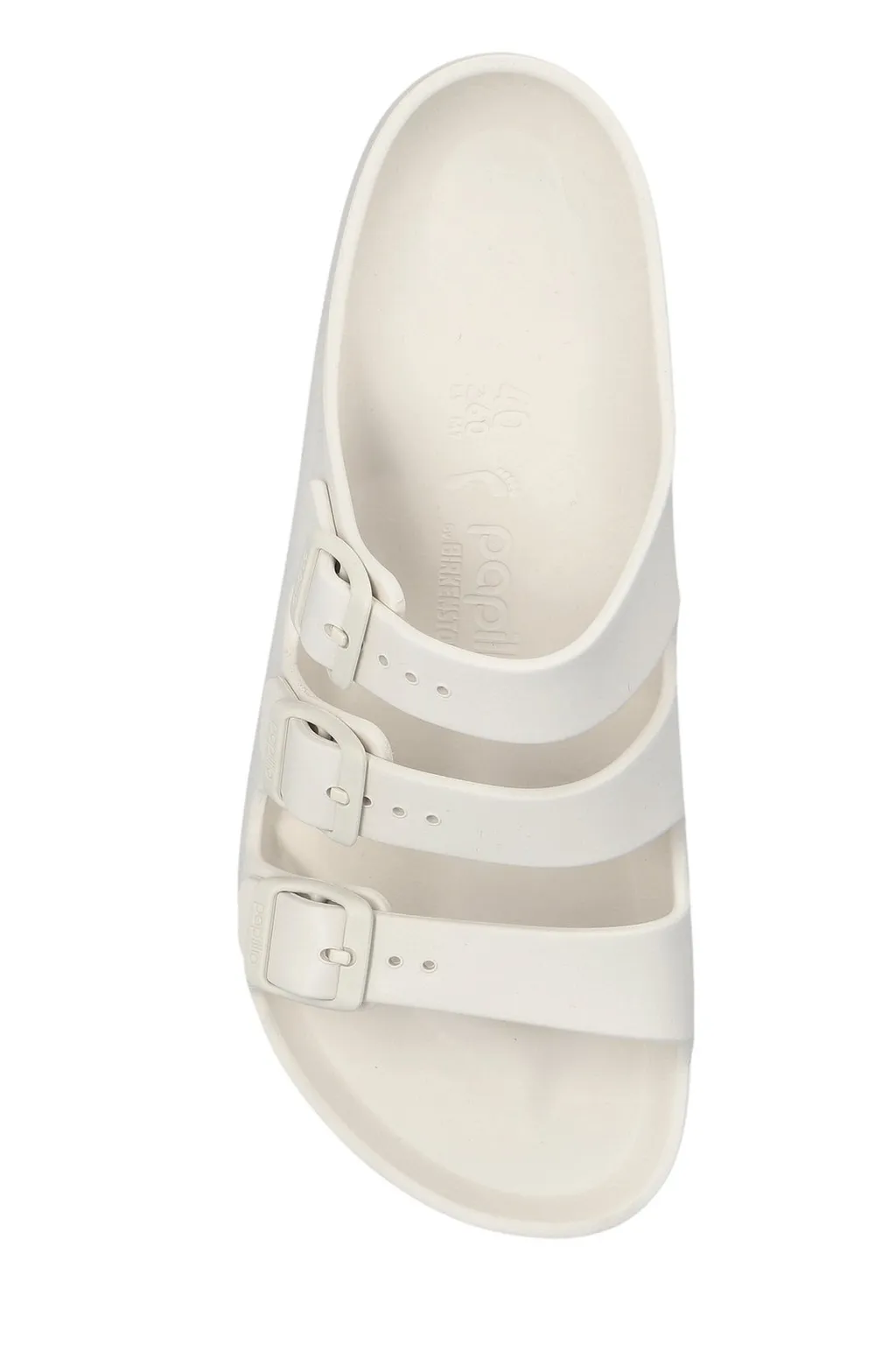 Trible-Buckle Slip-On Sandals