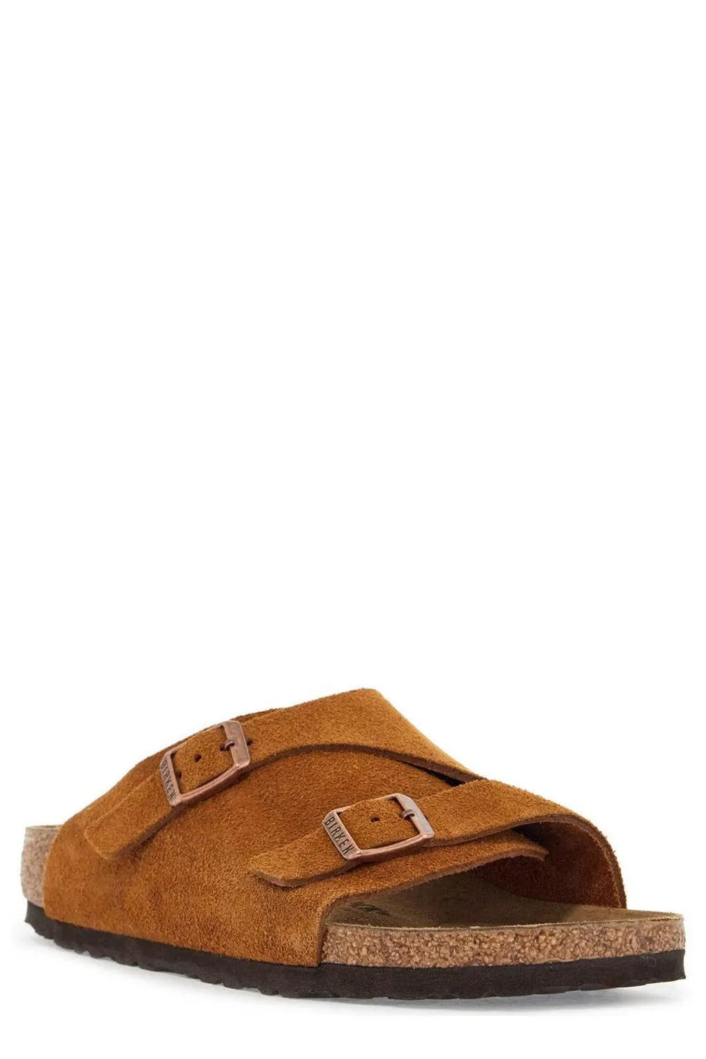 ZÜRich Buckle Detailed Slip-On Sandals