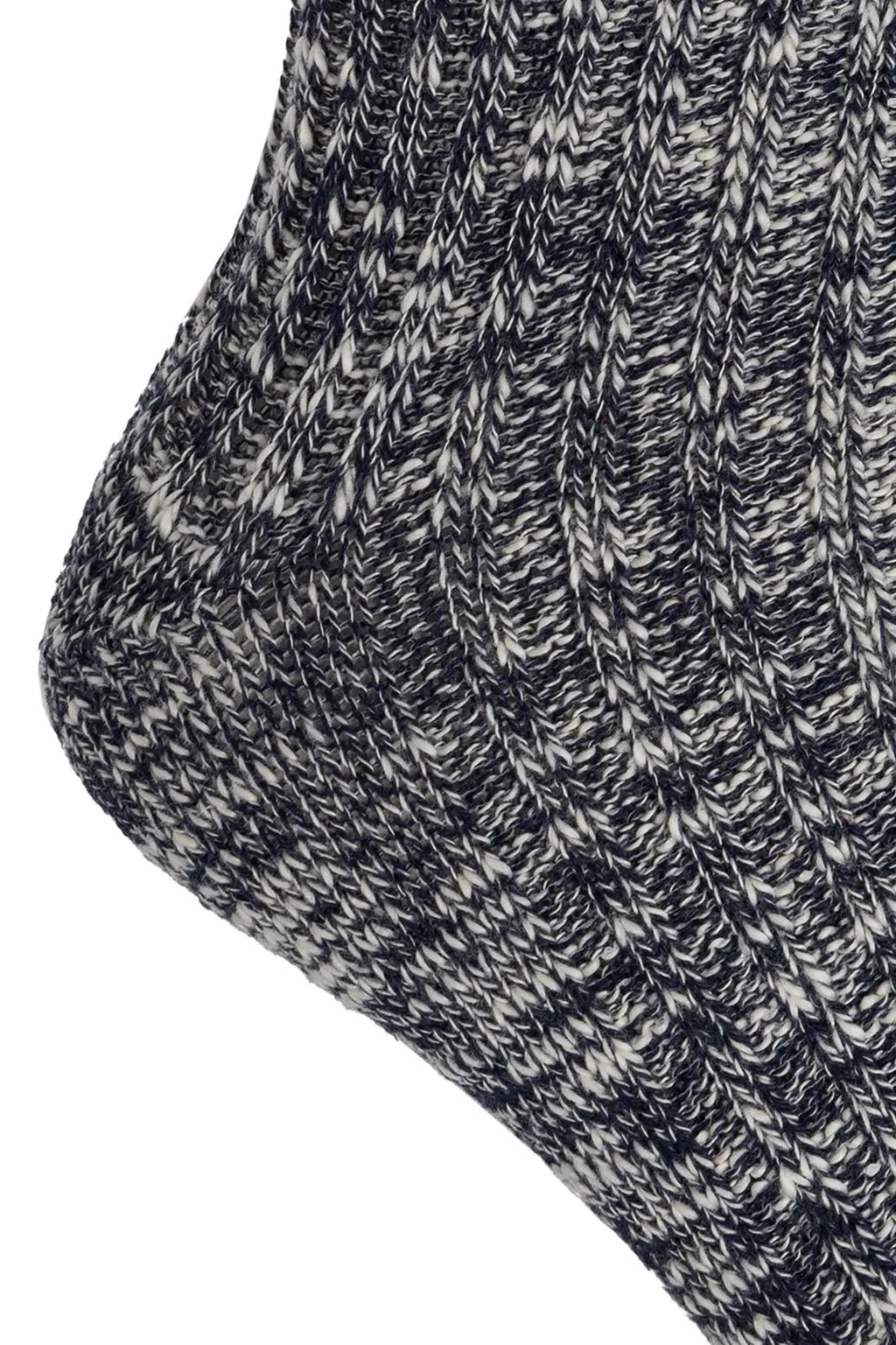 Ribbed-Knit Crew Socks