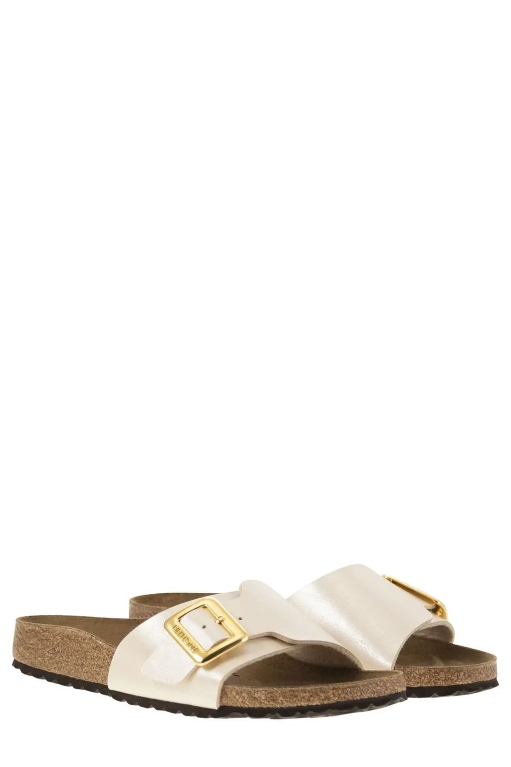 Catalina Cushion Buckle Round Open Toe Sandals