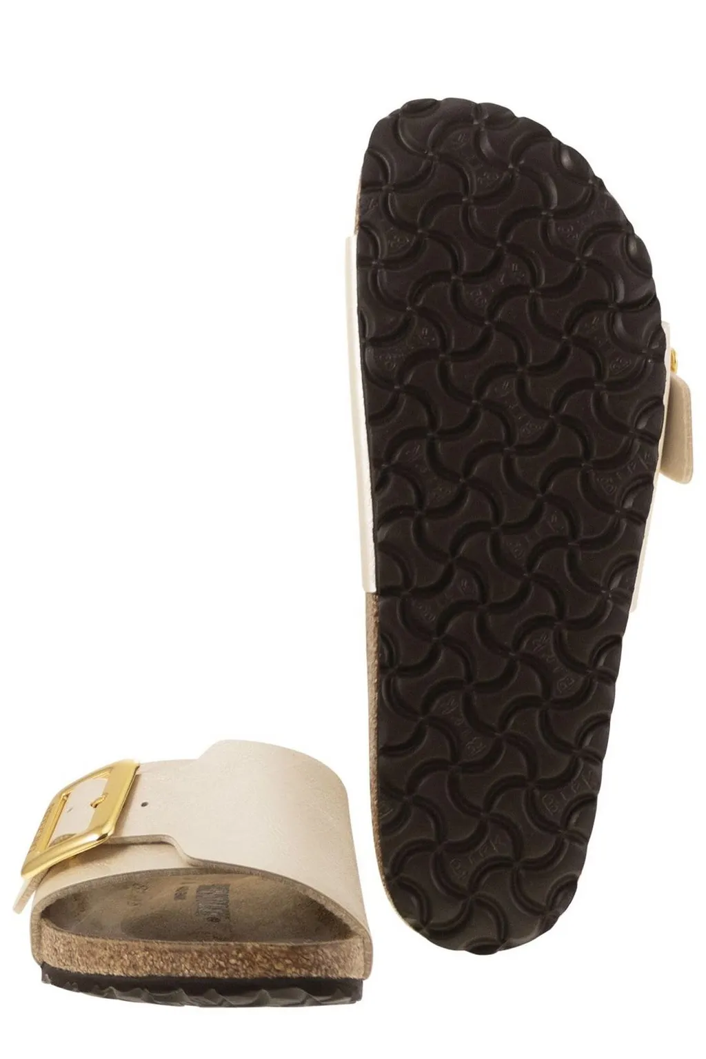 Catalina Cushion Buckle Round Open Toe Sandals