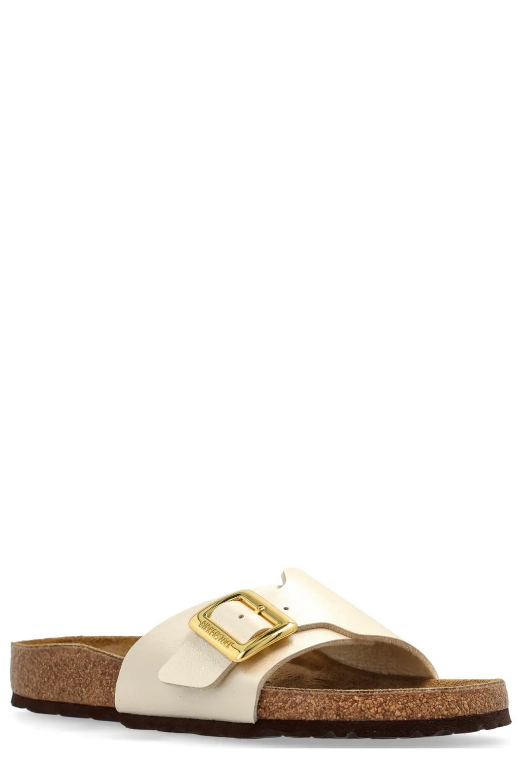 Catalina Cushion Buckle Round Open Toe Sandals