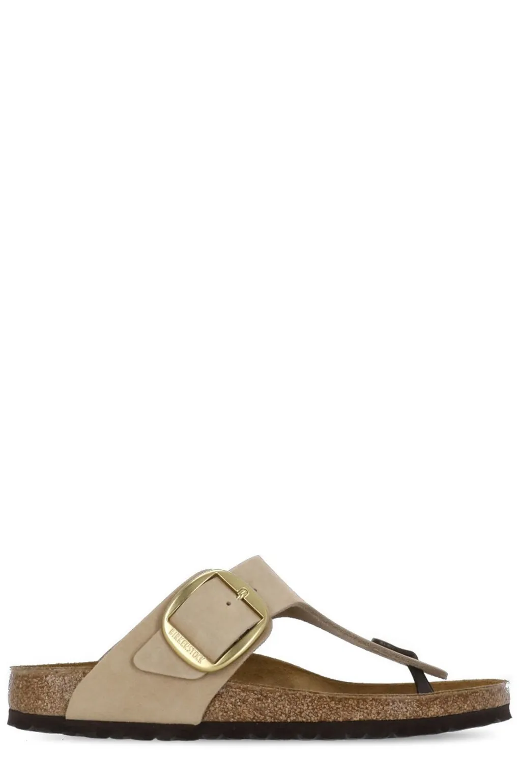 Gizeh Big Buckle Slip-On Sandals