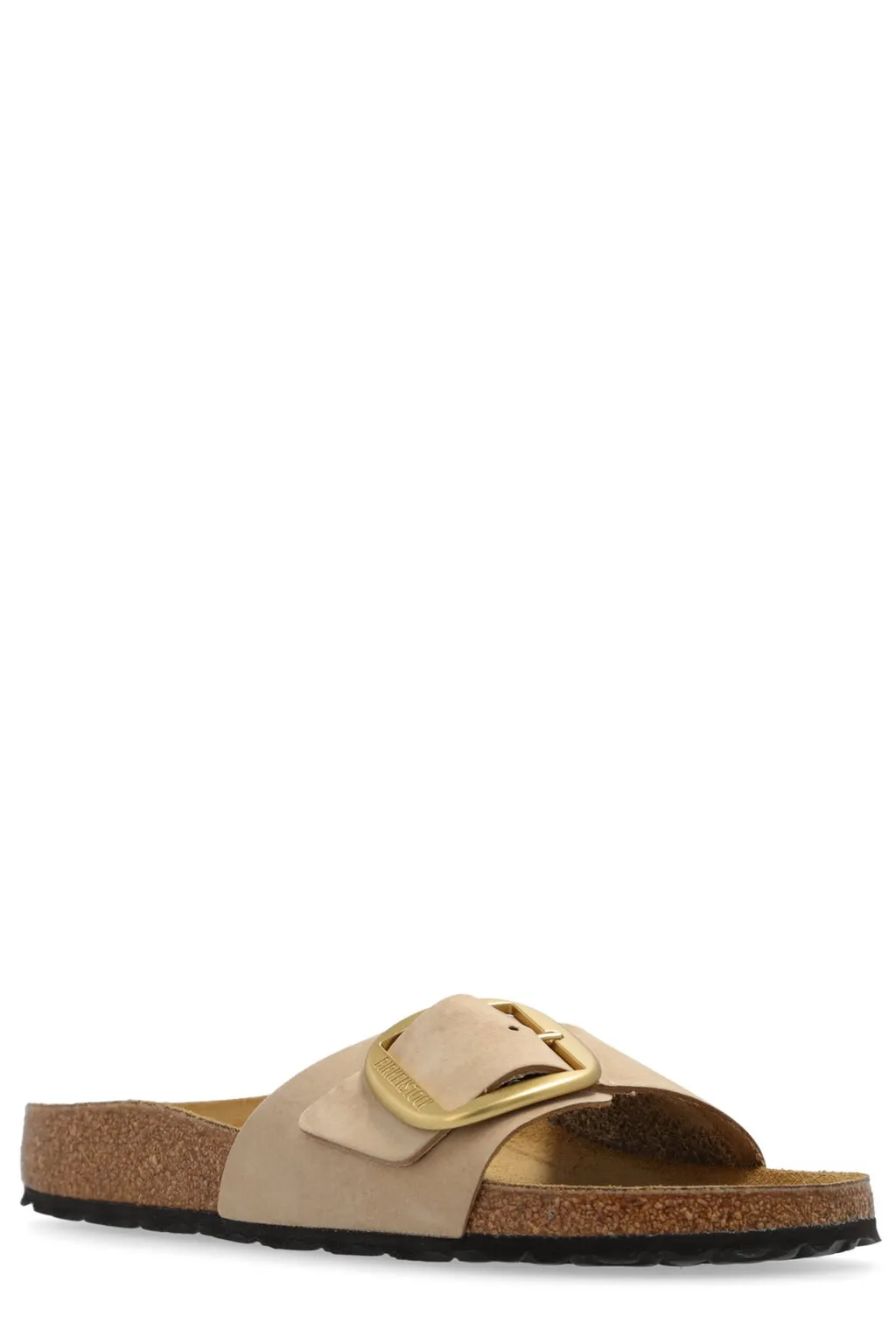 Madrid Big Buckle Slip-On Sandals