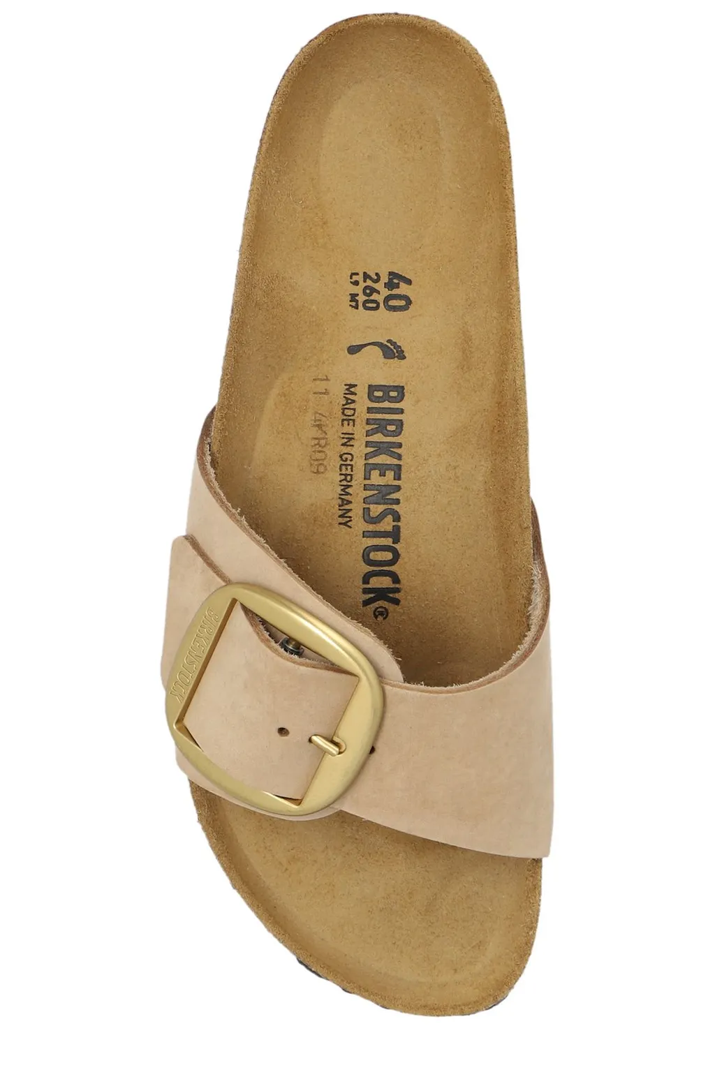 Madrid Big Buckle Slip-On Sandals