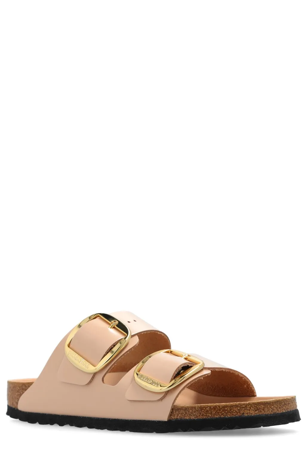 Slip-On Buckled Sandals