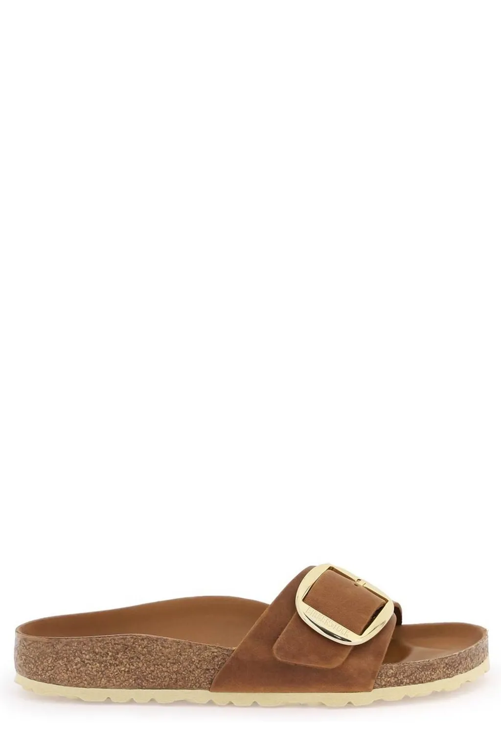 Madrid Big Buckle Slip-On Sandals