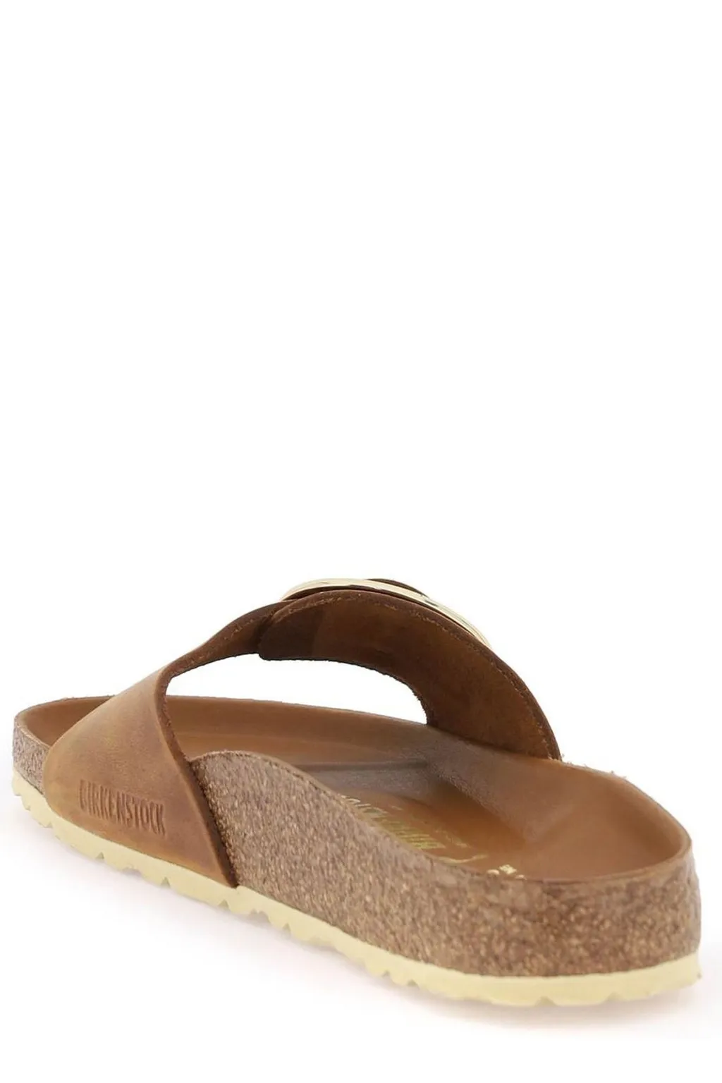 Madrid Big Buckle Slip-On Sandals