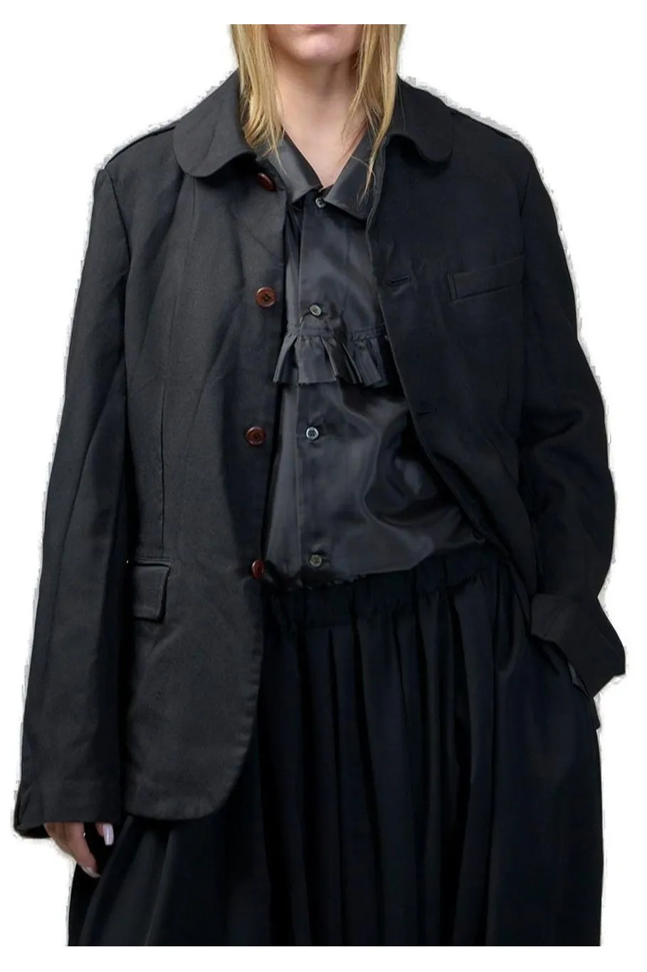 Single-Breasted Tailored Blazer
