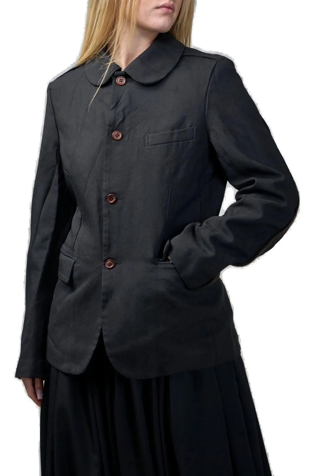 Single-Breasted Tailored Blazer