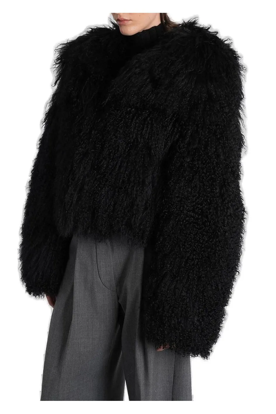 Long Sleeved Fur Jacket