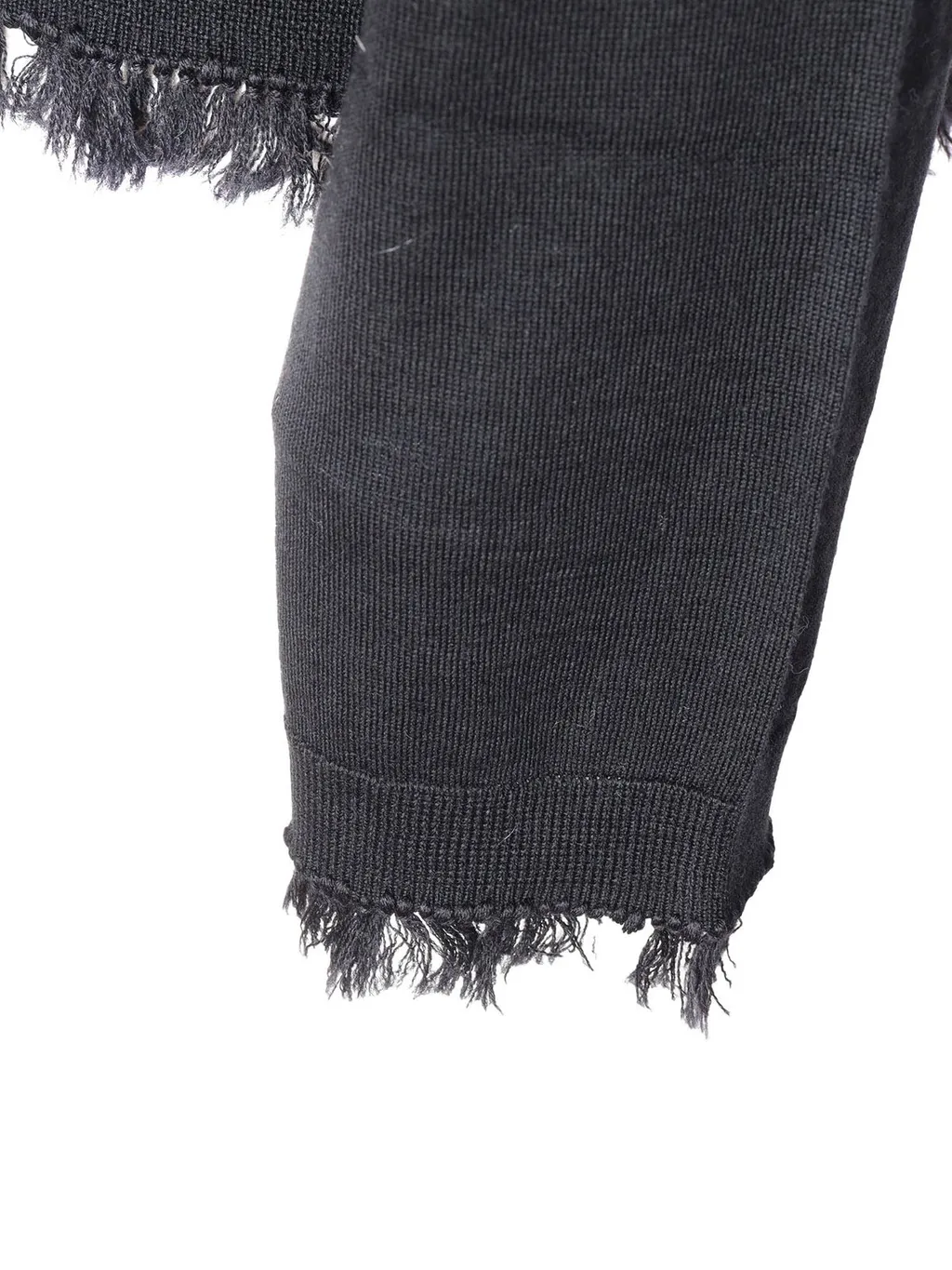 V-Neck Fringed Jumper