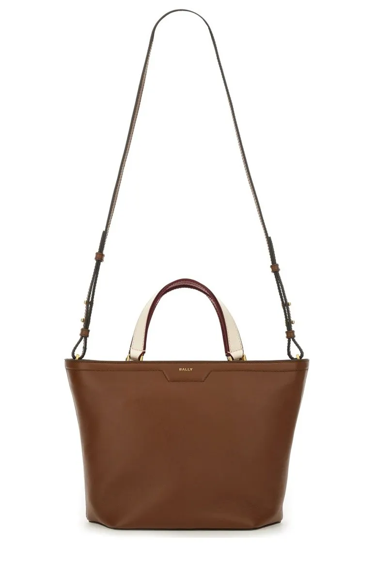 Logo Embossed Top Handle Bag
