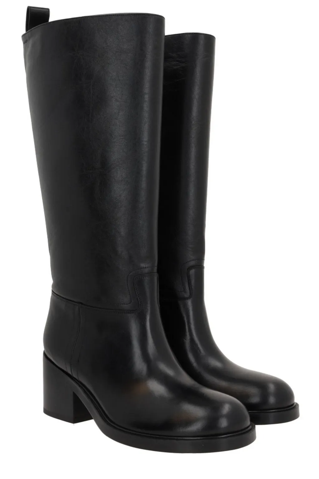 Peggy Pull-On Knee-High Boots