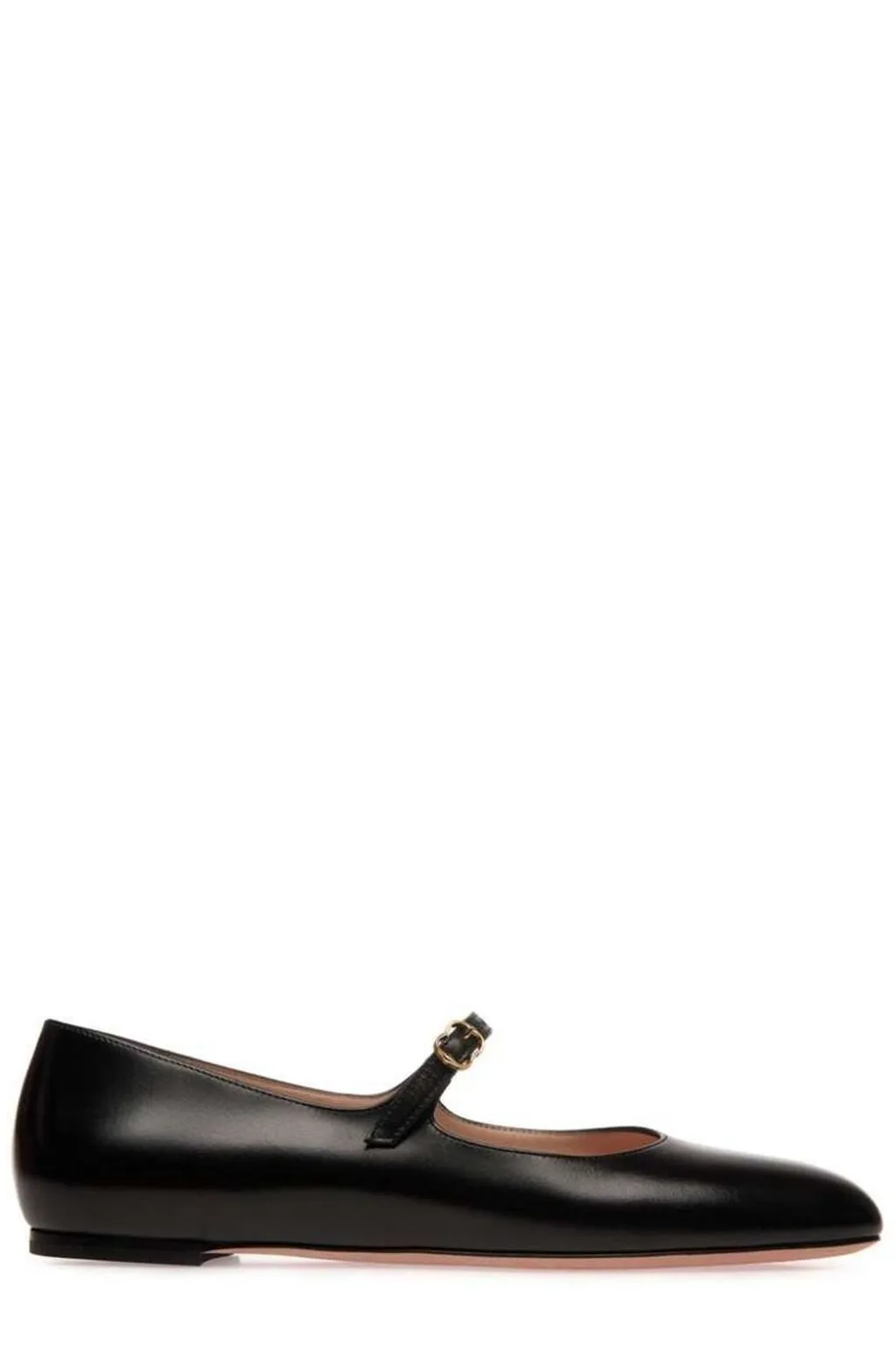 Square Toe Buckle-Strap Shoes