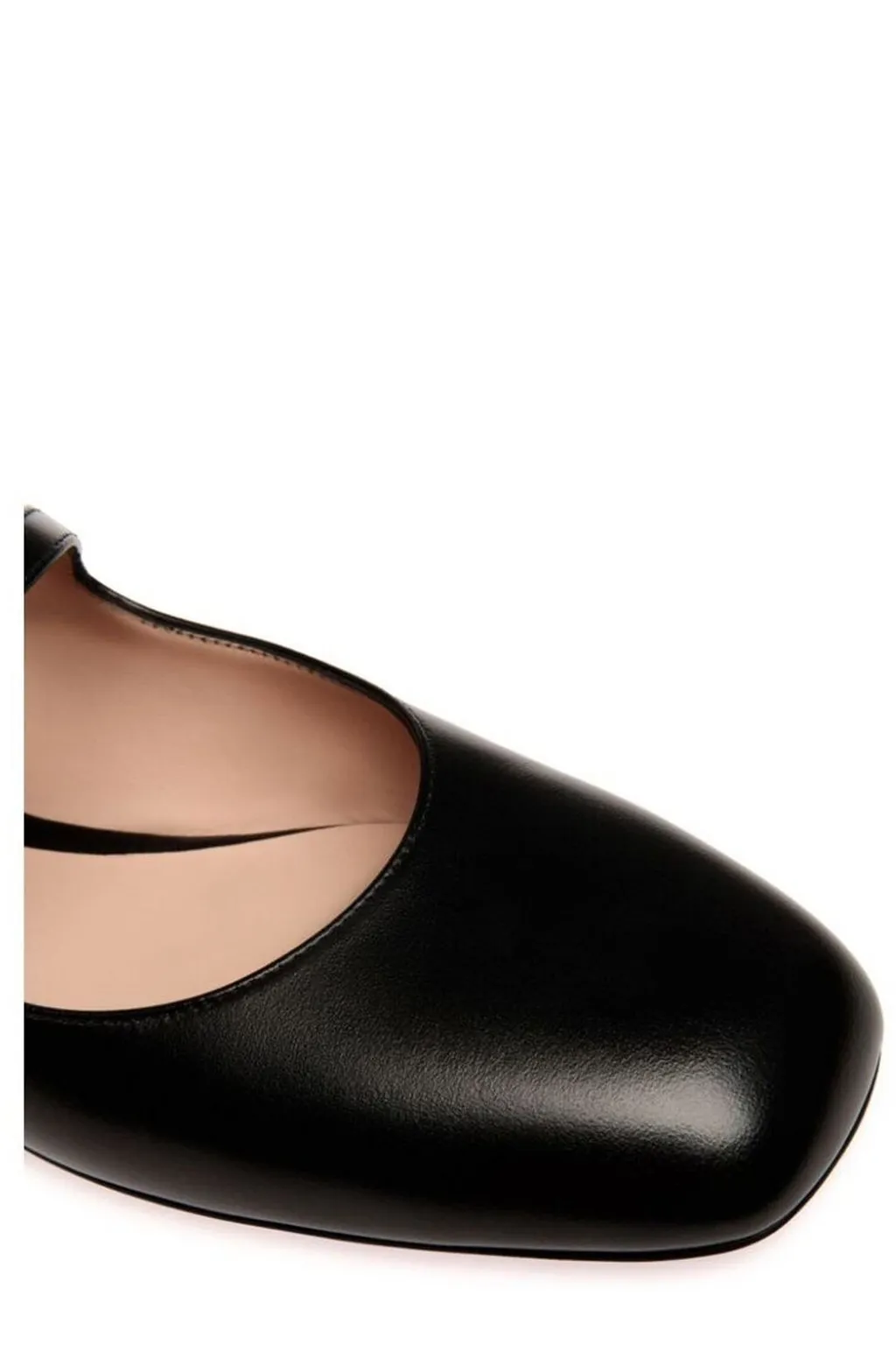 Square Toe Buckle-Strap Shoes