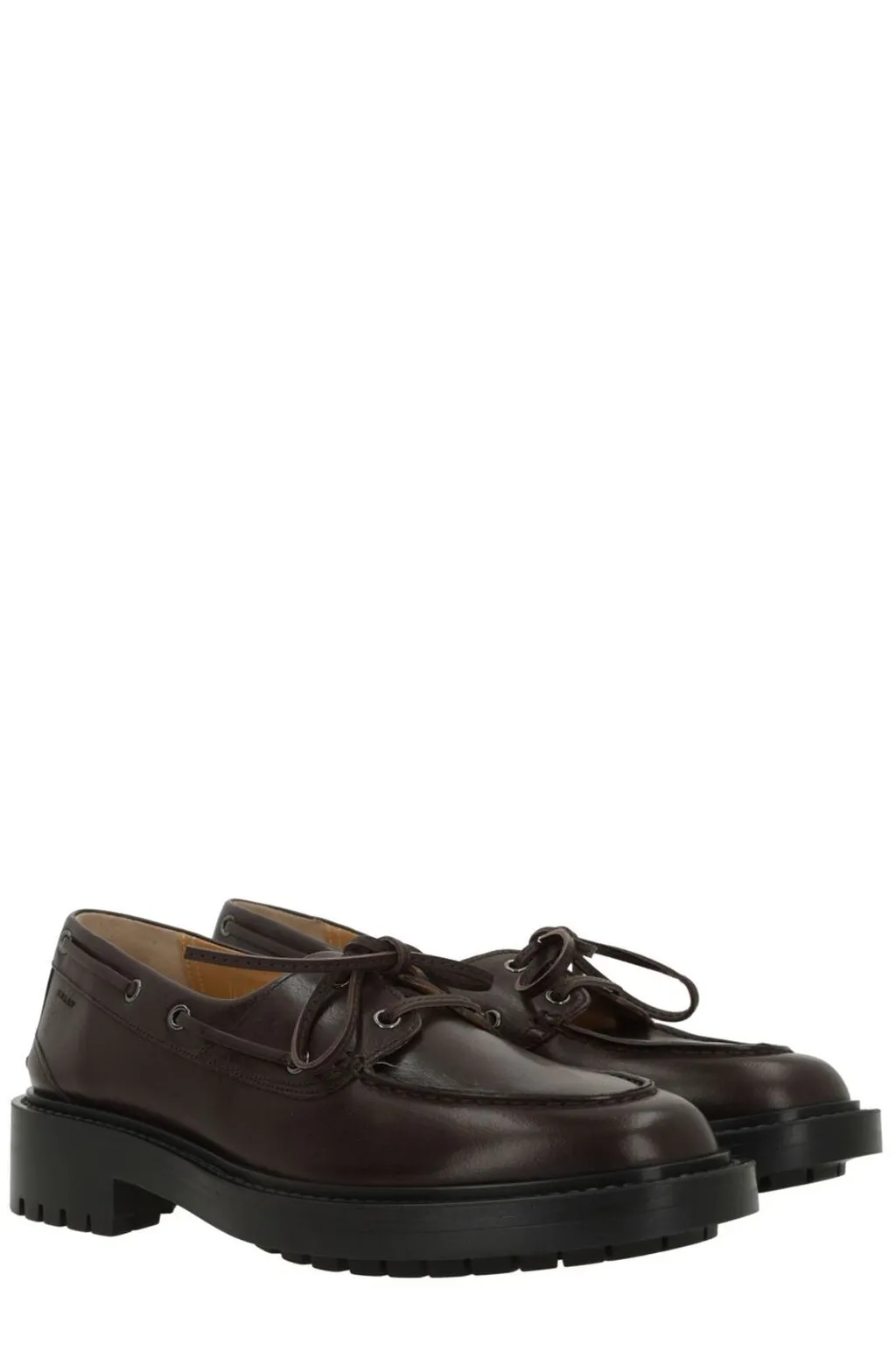 Ebony Lace-Up Loafers
