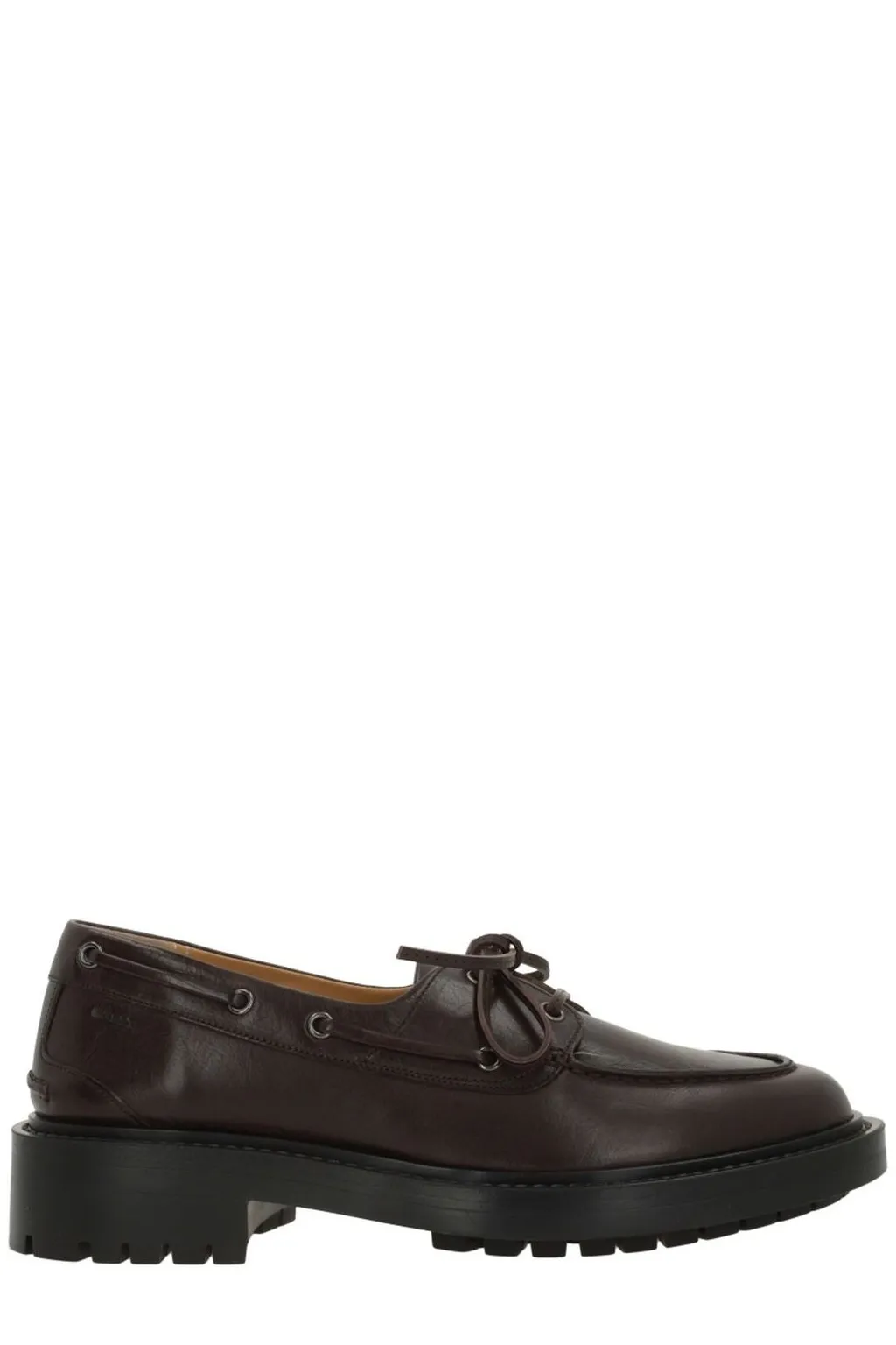 Ebony Lace-Up Loafers