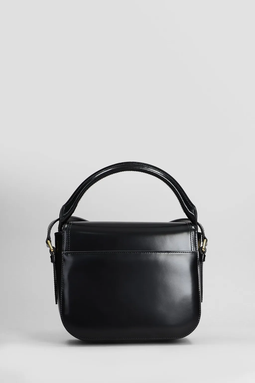Logo Printed Top Handle Bag