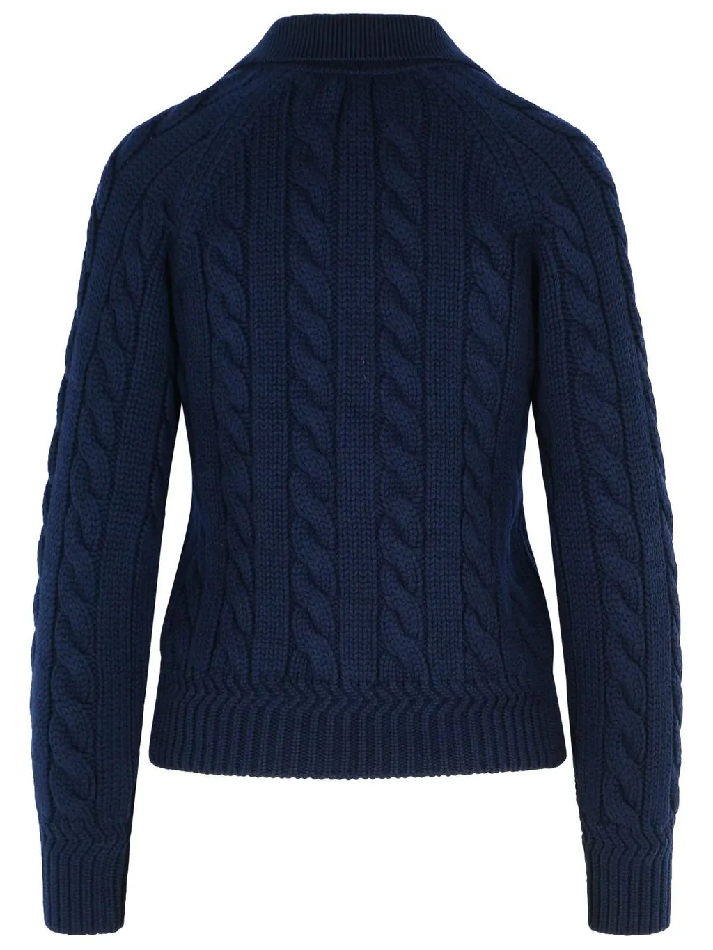 Logo Patch Buttoned Jumper